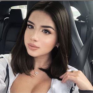 12” Brown Natural Looking Middle Parted Short Synthetic Heat Resistant Wig